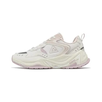 PEAK State Pole Source Back Casual Shoes Women's Low Top Ecru/Pink Purple