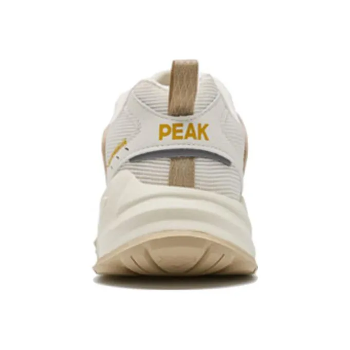 PEAK State Pole Source Back Casual Shoes Men Low Top Canvas White-1