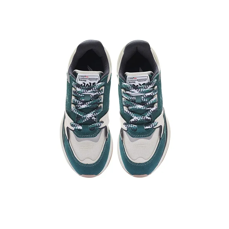 LiNing 001 Innocence V2 V2 Rebound Low Top Sports Casual Shoes Men's Green-3