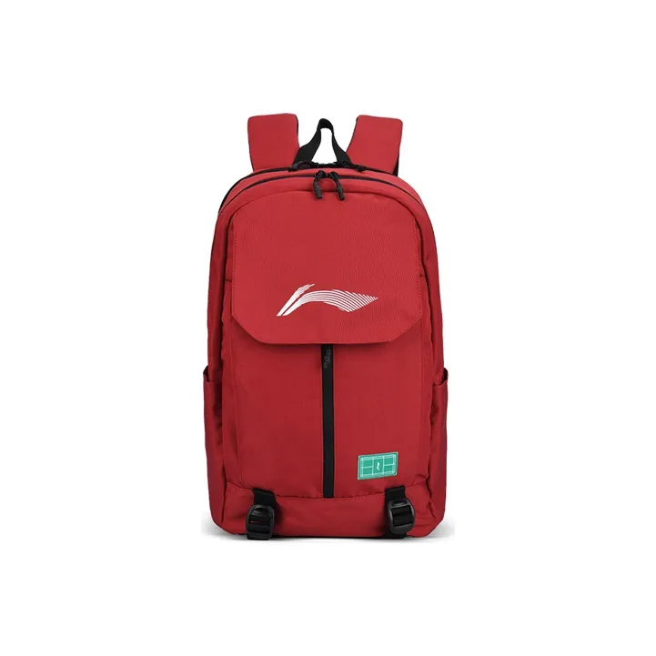 LiNing Fabric Training Backpack Regular Unisex Red-0