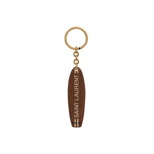 SAINT LAURENT Keychains Men Dark Brown