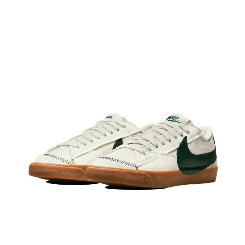 Nike Blazer Low 77 Jumbo Wntr Sail Pro Green Gum-2