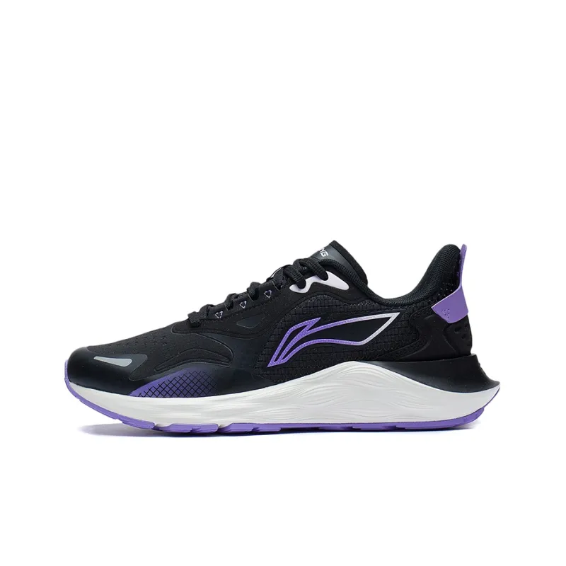 LiNing Yufeng Cushioning Rebound Low Top Running Shoes Women's Black-0