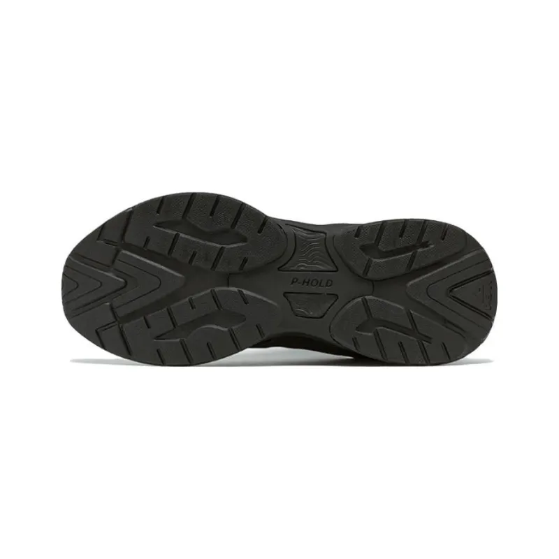 PEAK State Pole Source Back Casual Shoes Men Low Top All Black-3
