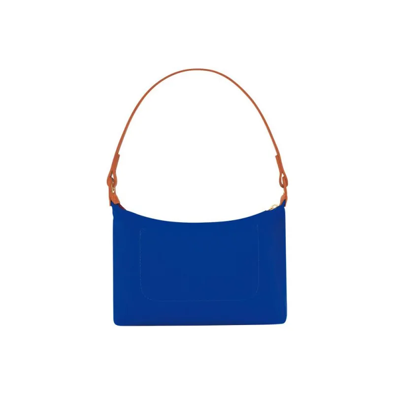LONGCHAMP Le Pliage Re play Canvas With Leather Trim Shoulder Bag Handbag Shoulder Bag Women's Red & Blue-2