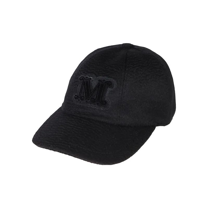 MaxMara Baseball Caps Unisex Black-0
