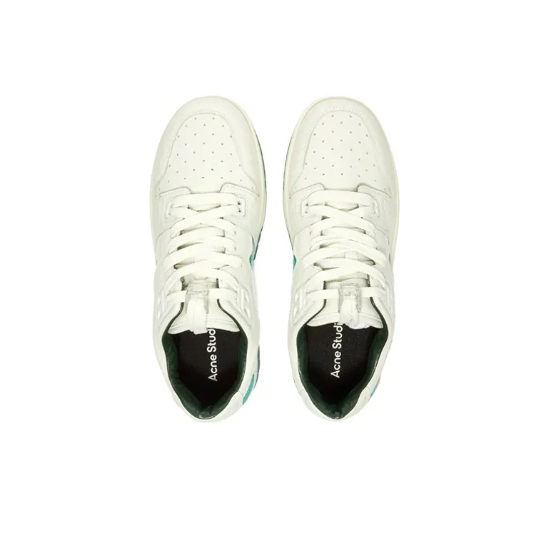 Acne Studios Stylish Skateboarding Shoes Women's White Green-4