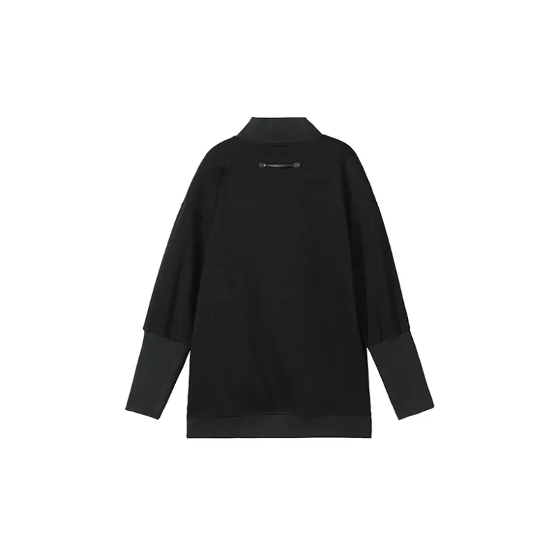 NORVINCY Mori Style Solid Color Tail Sweatshirt Unisex-1