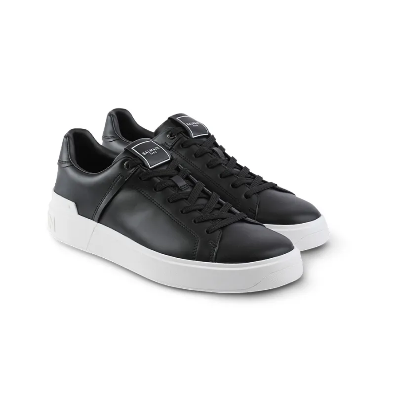 BALMAIN Skateboard Shoes Women's Low Top Black-2