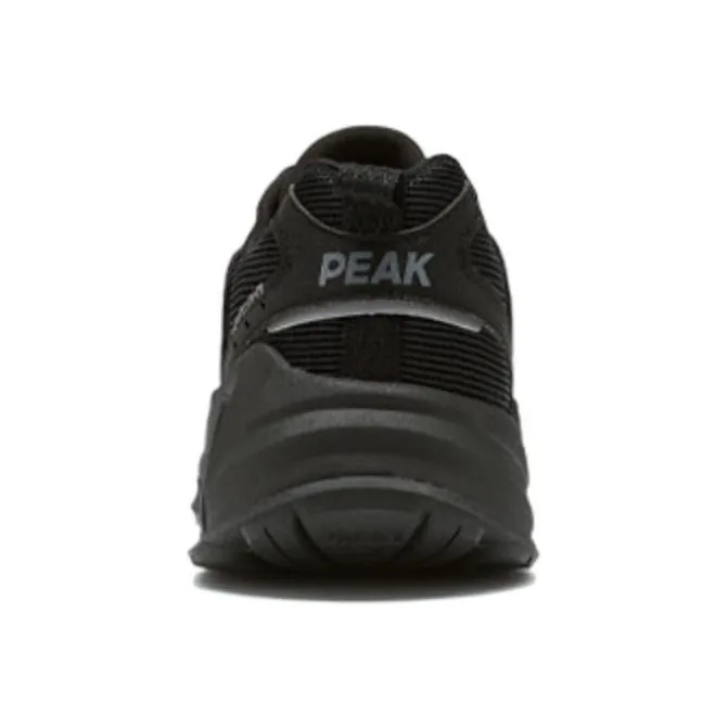 PEAK State Pole Source Back Casual Shoes Men Low Top All Black-2