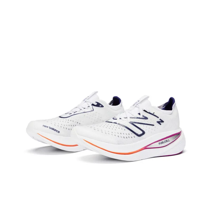 New Balance FuelCell SuperComp Trainer 'White Blue Magenta' Women's-2