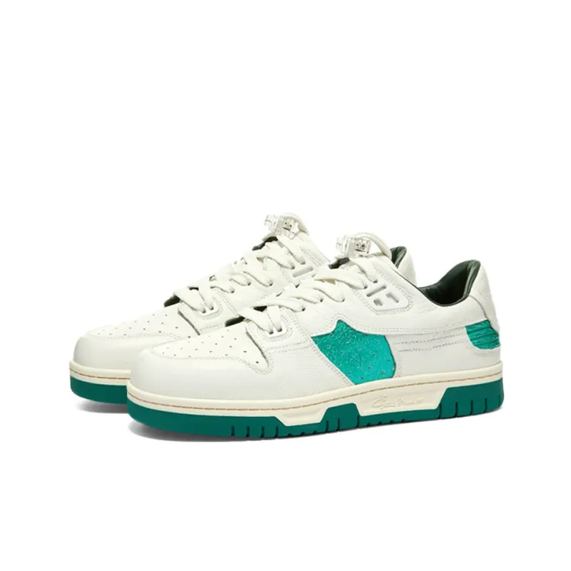 Acne Studios Stylish Skateboarding Shoes Women's White Green-2