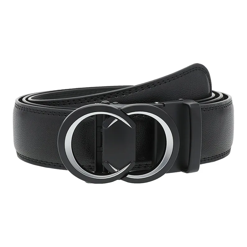 FREE RABBITⅡ Double Ring Interlocking Business Automatic Buckle Cow Leather Leather Belts Men's-1
