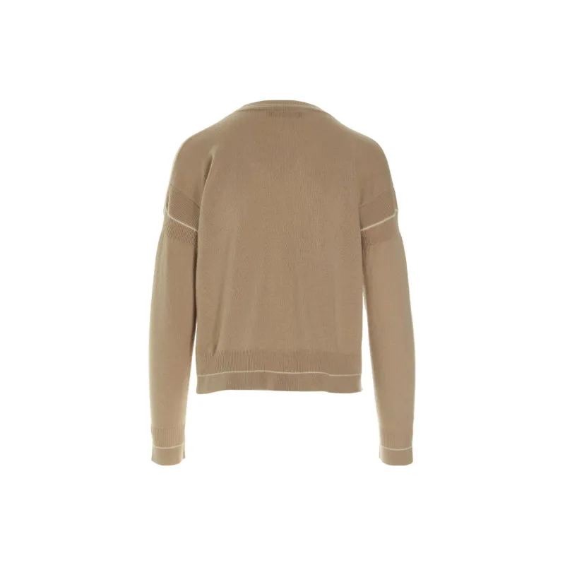 MaxMara Studio FW22 Knitwear Women's Apricot-1