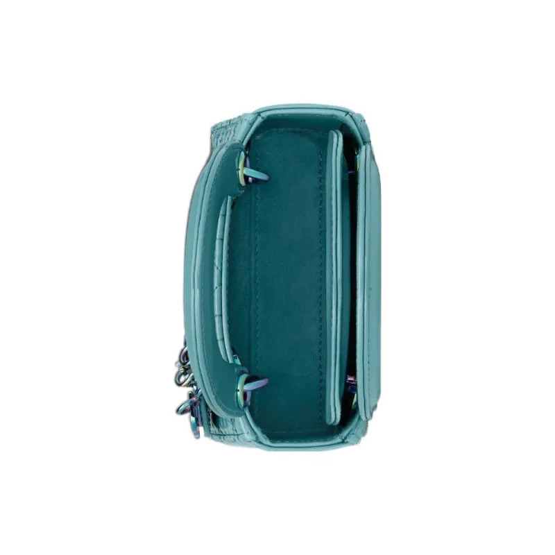 DIOR Lady Dior Patent Leather, Cow Leather Lady Dior Bag, Shoulder Bag, Crossbody Bag, Handbag Women's Sky Blue-3