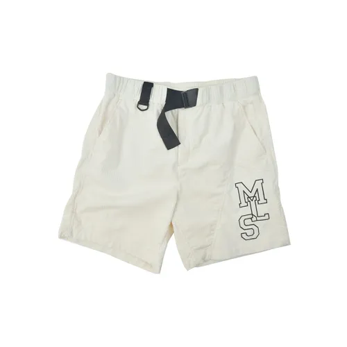 Magn Lens Casual Shorts Men Off White