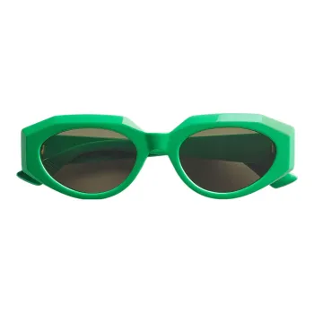 Bottega Veneta Facet Cat Eye Frame Sunglasses
