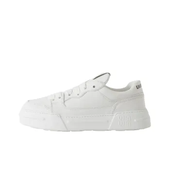 MIU MIU Low Top Stylish Skateboarding Shoes Women's White