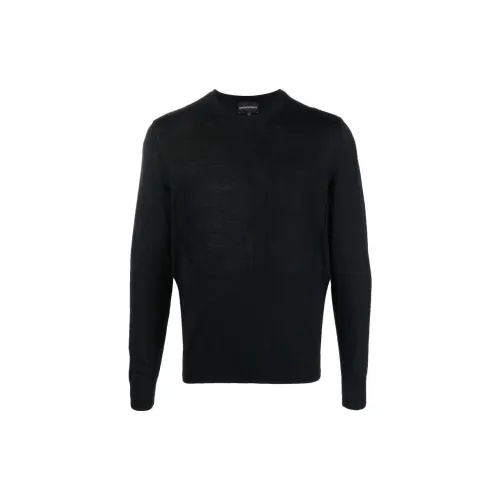 EMPORIO ARMANI Sweaters Men Black