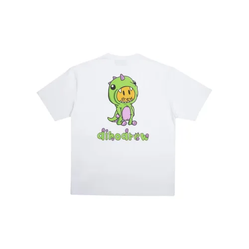 Drew House Dinosaur Series T-Shirts Unisex White