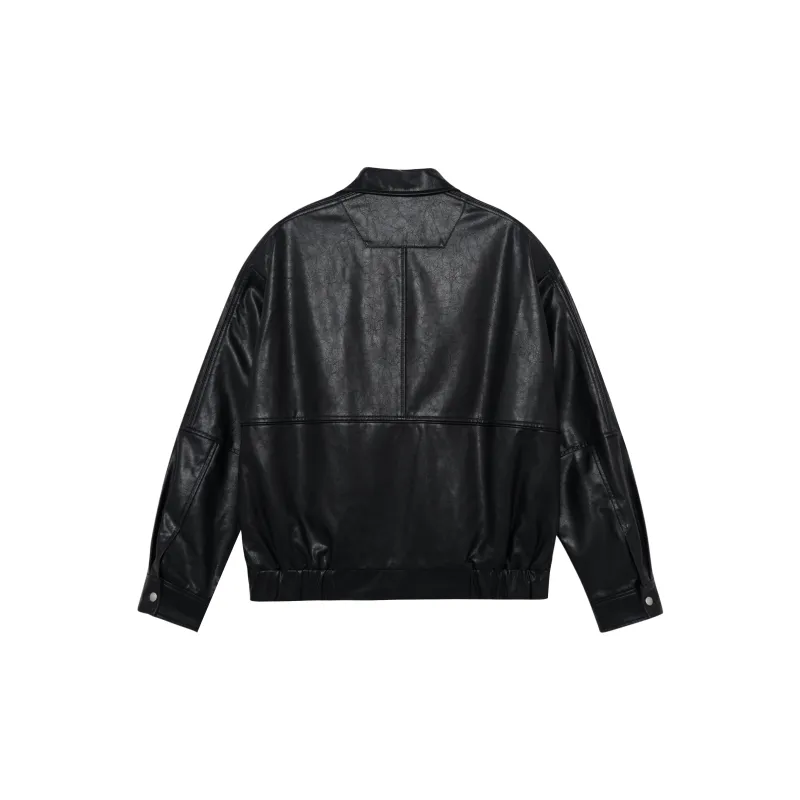 REDCHARCOAL Leather Jackets Unisex Black-1