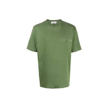 STONE ISLAND T Shirts Men Green