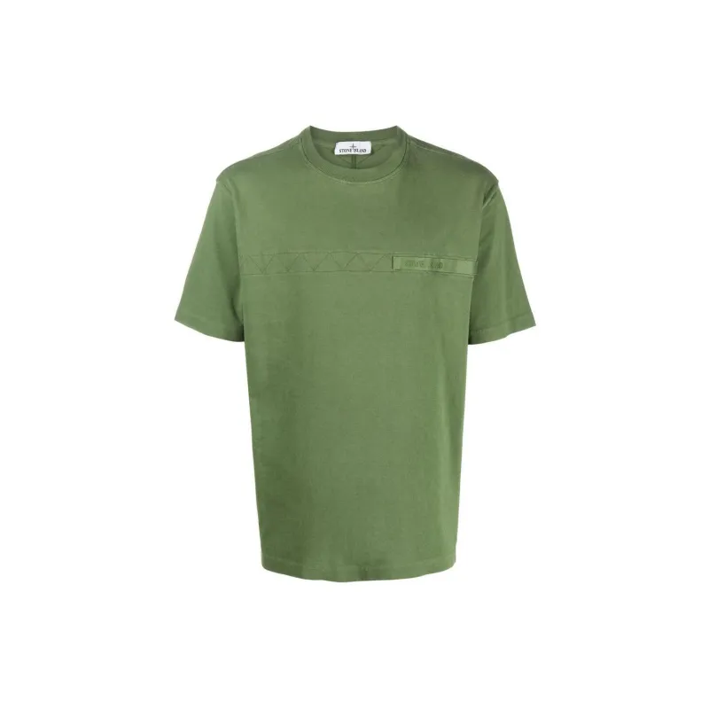 STONE ISLAND T Shirts Men Green-0