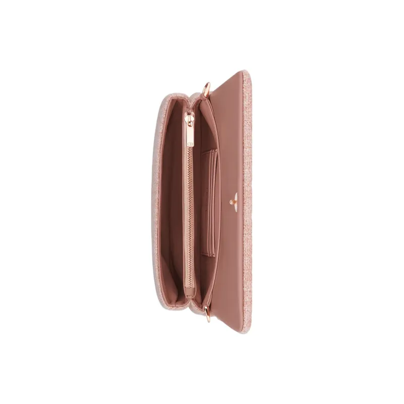 DIOR Caro Linen Fabric Handheld Shoulder Bag, Crossbody Bag Regular Women's Pink-2