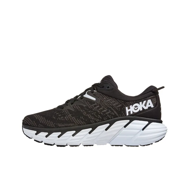 HOKA ONE ONE Gaviota 4 Wide 'Black White'-0