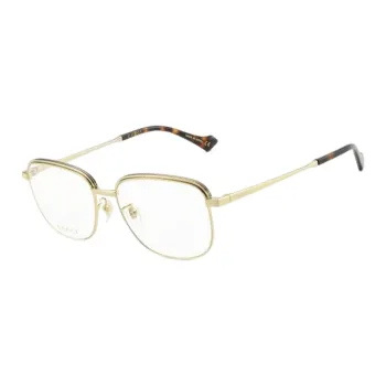 GUCCI Eyeglass Frames Unisex Gold