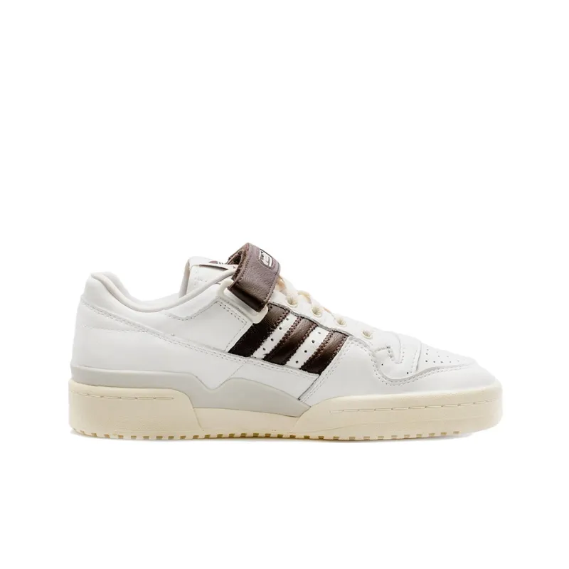 Adidas Originals FORUM Skateboard Shoes Unisex Low Top White/Brown-1