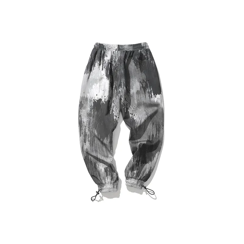 SANSYAS Casual Pants Unisex Black-1