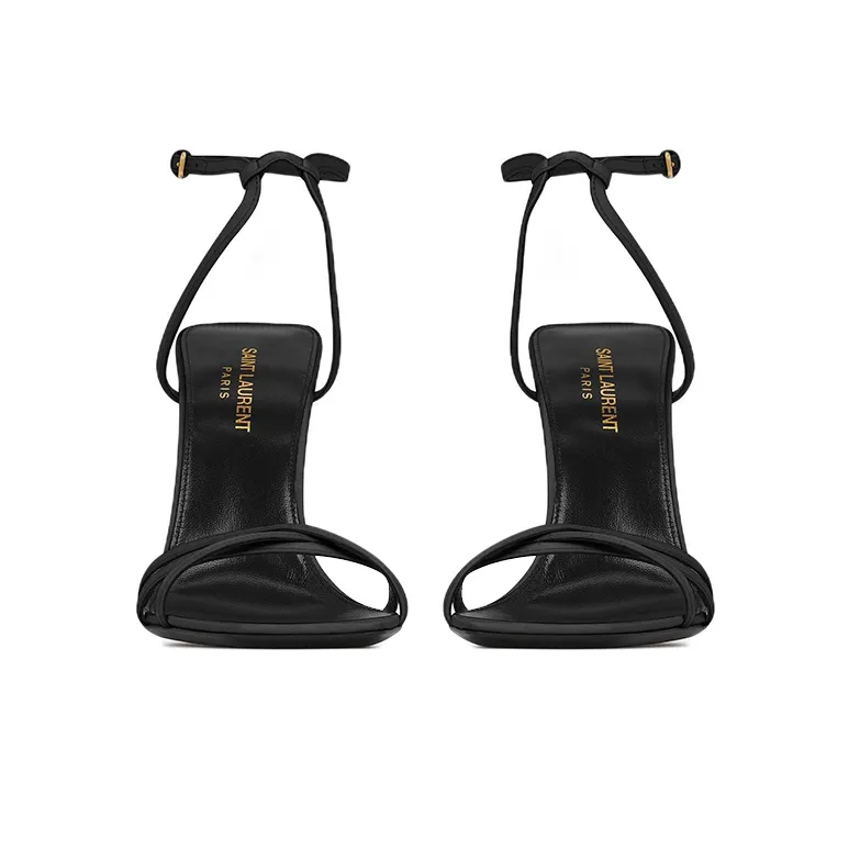 SAINT LAURENT Nuit Square Toe Sandals Women's-3