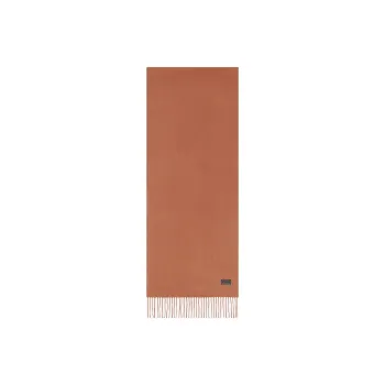 SAINT LAURENT Knit Scarves Women's Red Brown