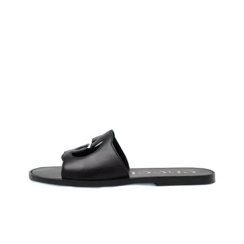 GUCCI Slide Slippers Men Black