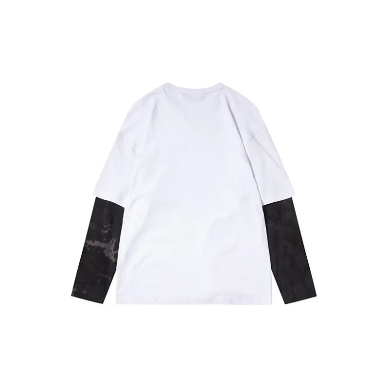 Zoo York Crew Neck Loose Fit Mock Two Piece Sweatshirt Fall Unisex-1