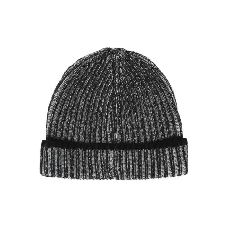 Moncler Wool Beanies Unisex Gray Black-1