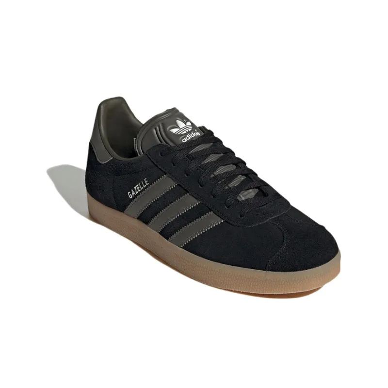 Adidas Gazelle Black Olive Gum-2