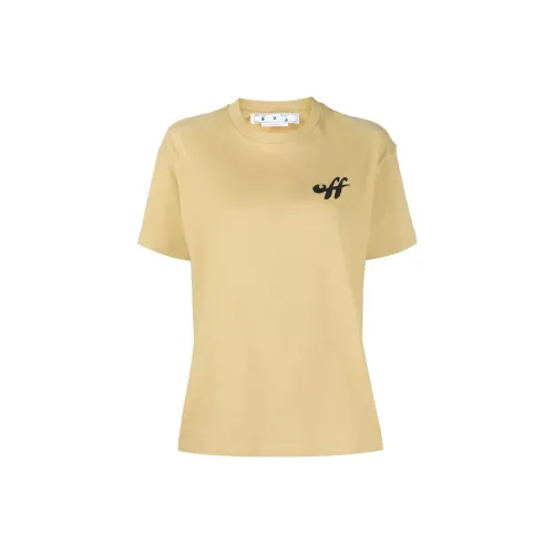 OFF-WHITE T-Shirts Women's Yellow