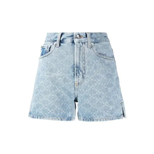 OFF-WHITE Denim Shorts Women's Blue