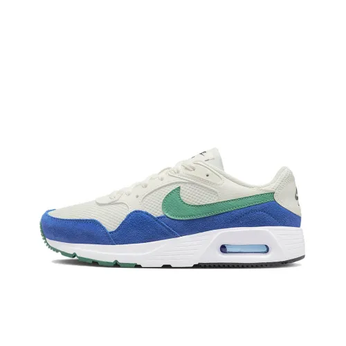 Nike Air Max SC Running Shoes Women's Low-Top White/Blue/Green