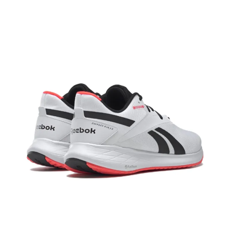 Reebok Energen Run 2 Cushioning Anti-Slip And Wear-Resistant Low-Top Running Shoes Men's White Black-3