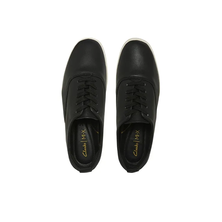 Clarks Stylish Skateboarding Shoes Women's Black-3