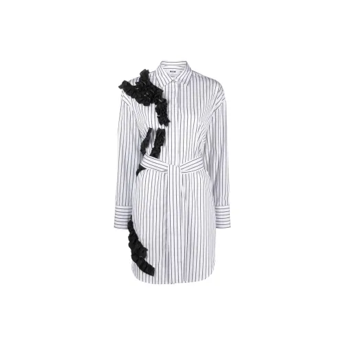 MSGM Long-Sleeved Dresses Women's White