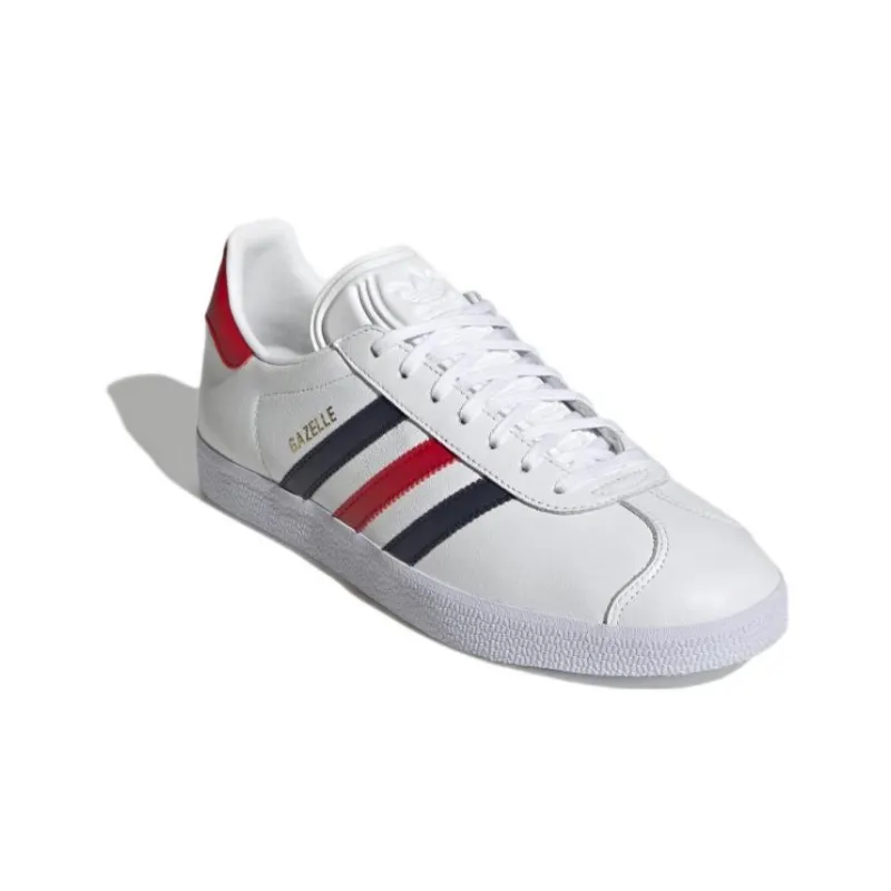 Adidas Gazelle White Legend Ink Collegiate Red-2