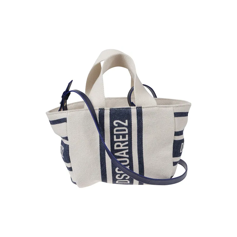 DSQUARED 2 Cotton Shoulder Bag Crossbody Bag Handbag Women's Blue-0
