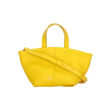 MANSUR GAVRIEL Litchi Grain Calfskin Tulip Shoulder Bag Crossbody Bag Handbag Mini Women's Yellow