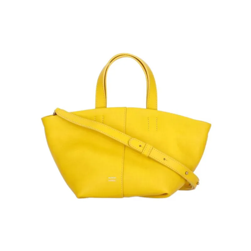 MANSUR GAVRIEL Litchi Grain Calfskin Tulip Shoulder Bag Crossbody Bag Handbag Mini Women's Yellow-0