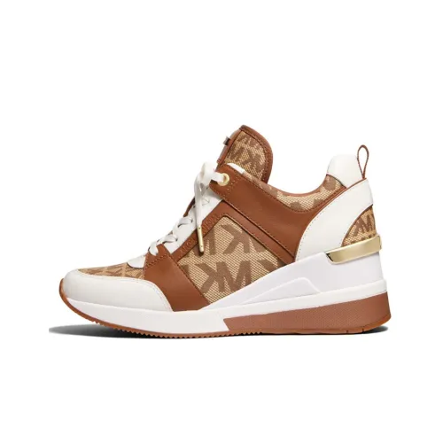 MICHAEL KORS Georgie Anti-Slip Wear-Resistant Low-Top Casual Shoes Women's Ecru