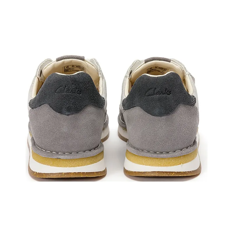 Clarks Low Top Sports Casual Shoes Men's Gray-2